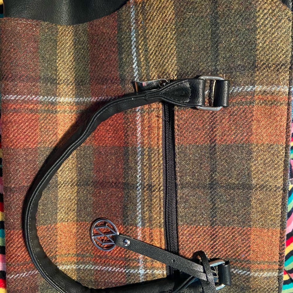 Micros Emily Tweed & Leather Bag